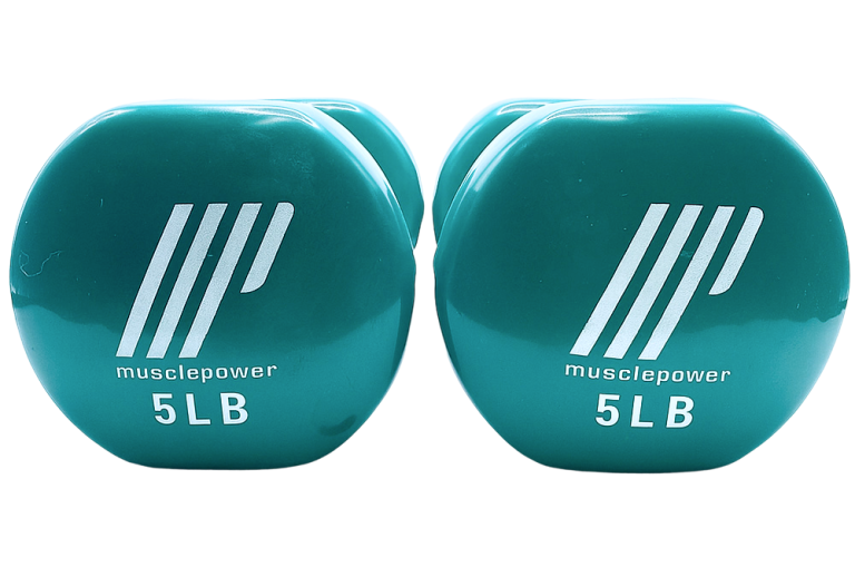 Muscle Power bučica 5LB za vježbanje, idealna sportska oprema za kućne i teretanske treninge.