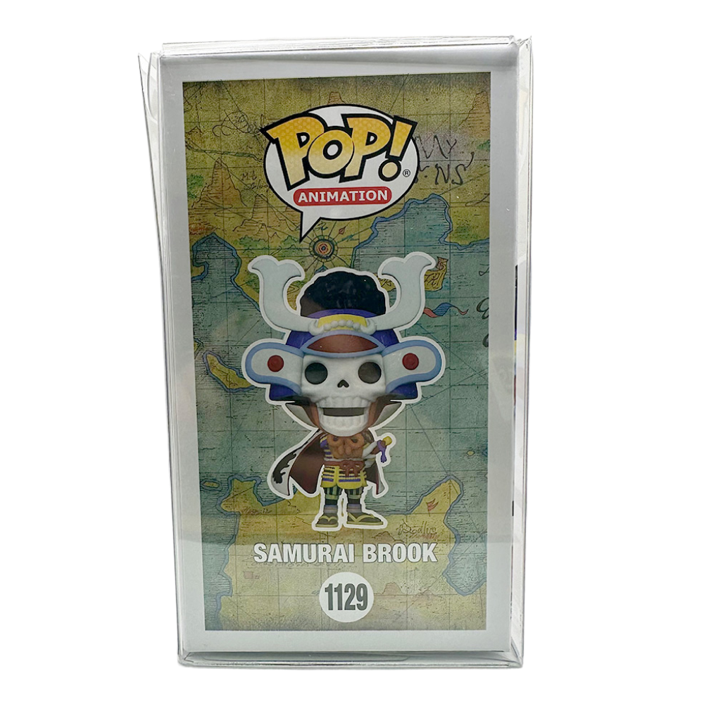 Funko Pop! One Piece Samurai Brook figuuri laatikossa, fanituoteshop-tuote