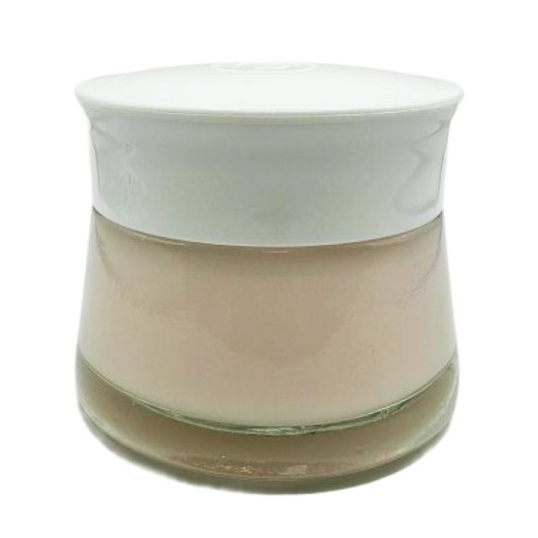 Glasskrukke med Pond's Fuktighetsgivende Gel med Vannmelon, ideell for hudpleie.