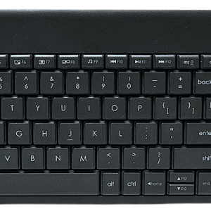 Logitech K400 Wireless Keyboard with built-in touchpad, shown from above on a white background.