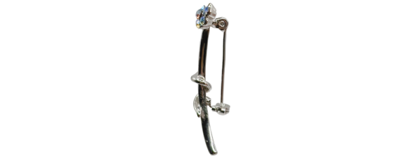 Broche Floral con Cristales - Image 2