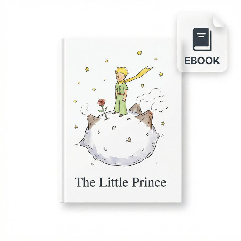 The Little Prince eBook cover with illustration, ideal for those seeking the little prince epub download.