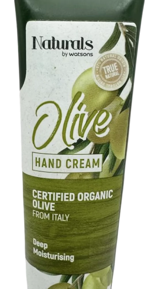 Travel pouch essential: Olive hand cream for deep moisturizing, perfect size for travel pouch.