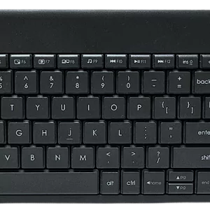 Logitech K400 Wireless Keyboard with built-in touchpad, shown from above on a white background.