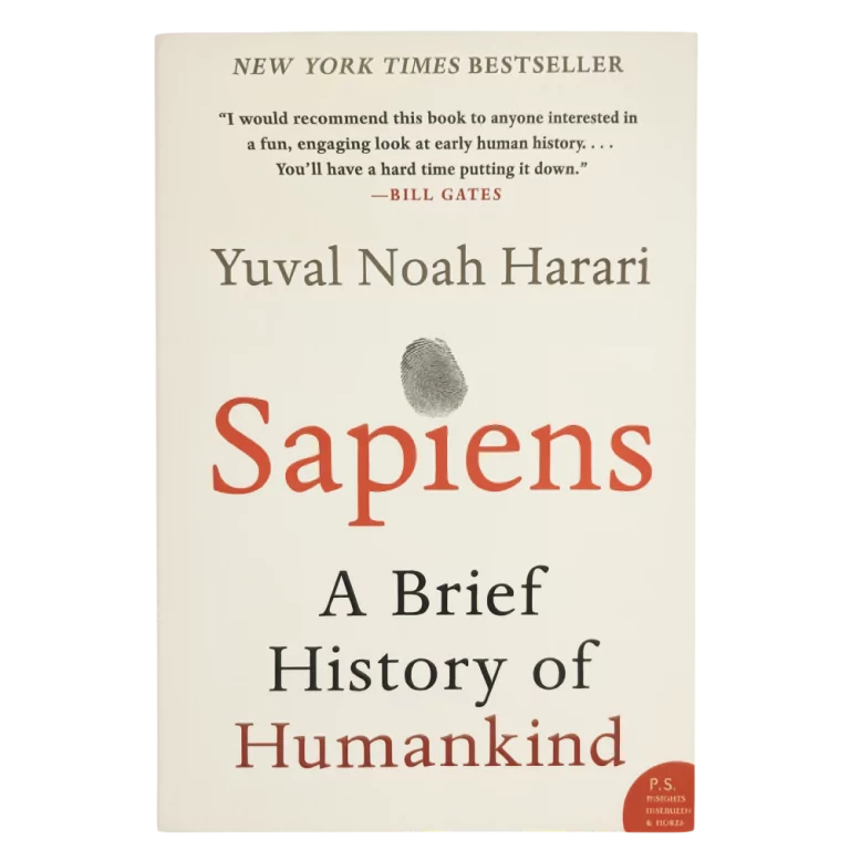 Okładka książki "Sapiens. A Brief History of Humankind" Yuvala Noaha Harariego na stronie produktu.