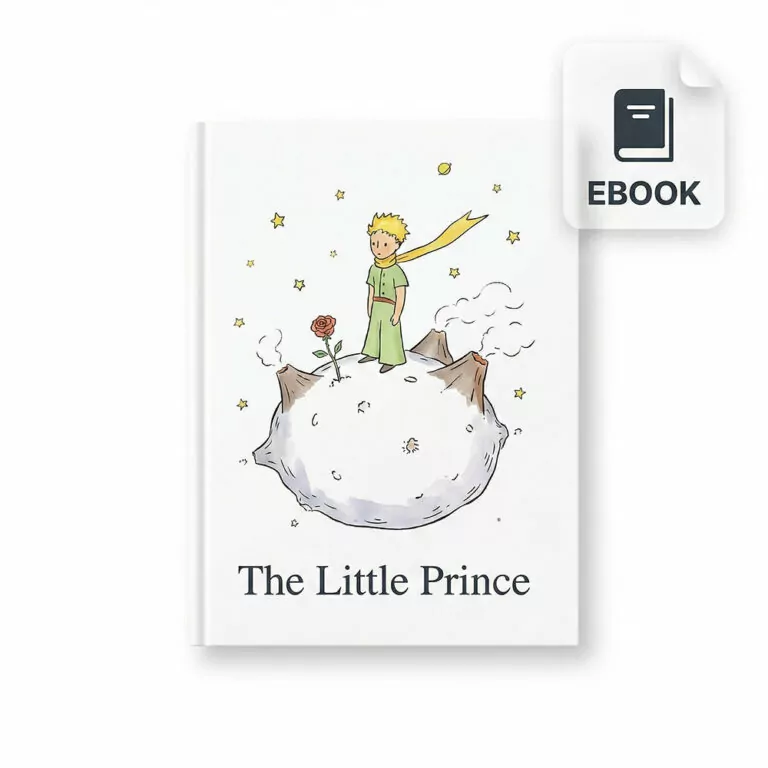 The Little Prince eBook cover with illustration, ideal for those seeking the little prince epub download.
